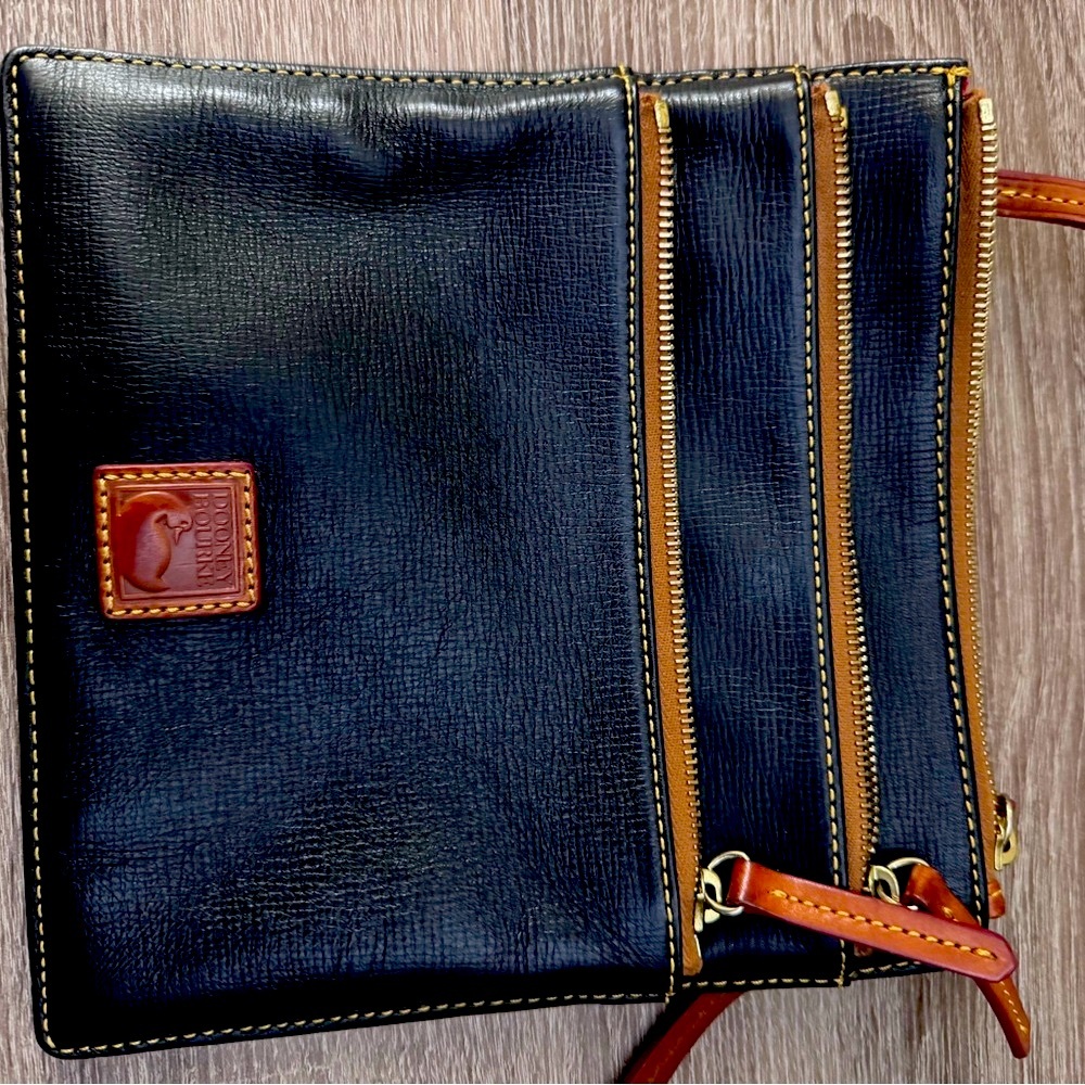 Dooney & Bourke Black Leather Crossbody Bag